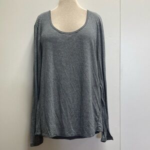 COPY - Lucy Striped Gray Women's Top